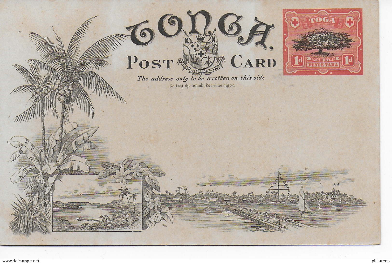 Schöne Ansichtskarte Tonga, Nukualofa - Tonga (1970-...)
