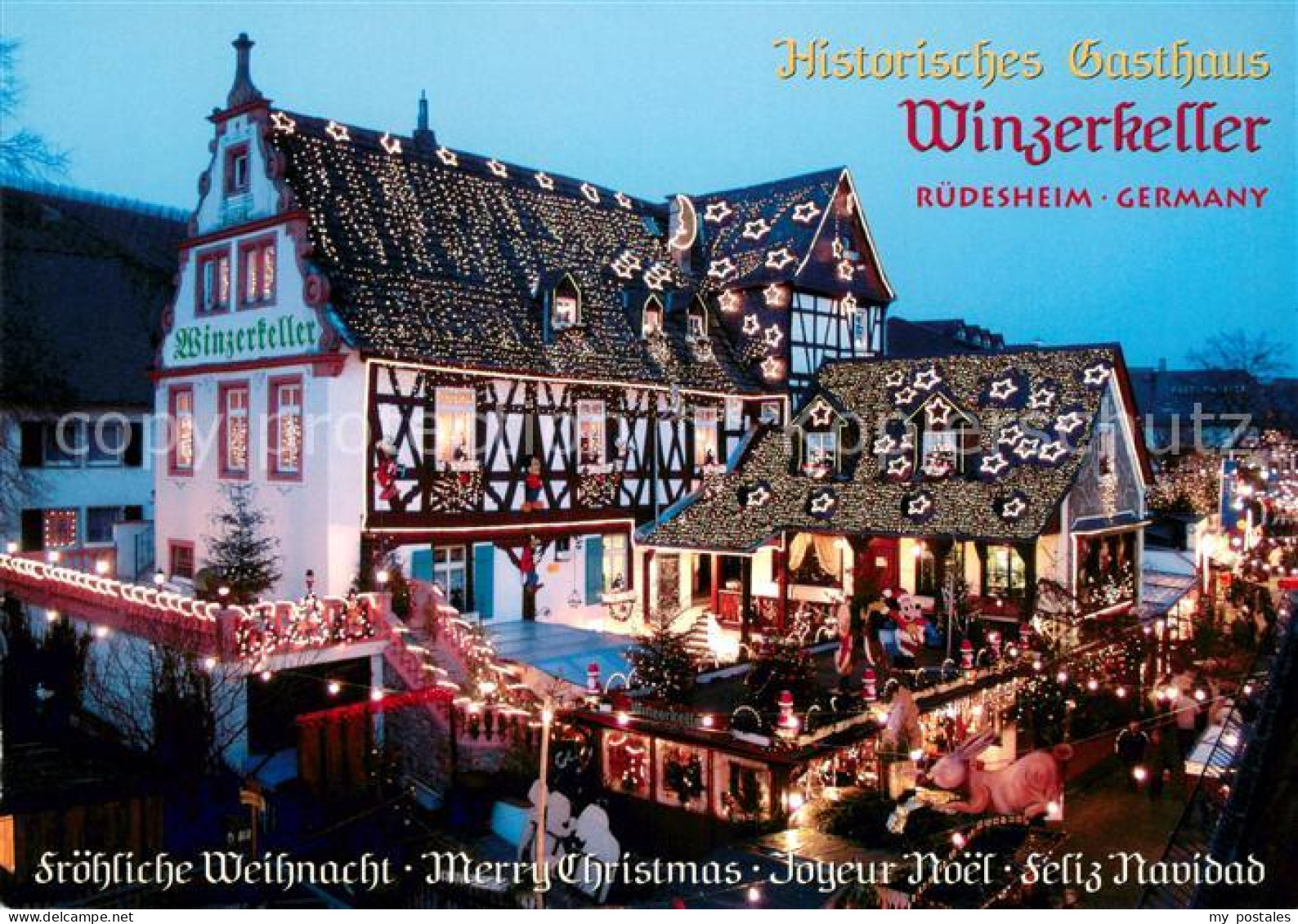 73642212 Ruedesheim Rhein Historisches Gasthaus Winzerkeller Ruedesheim Rhein - Ruedesheim A. Rh.