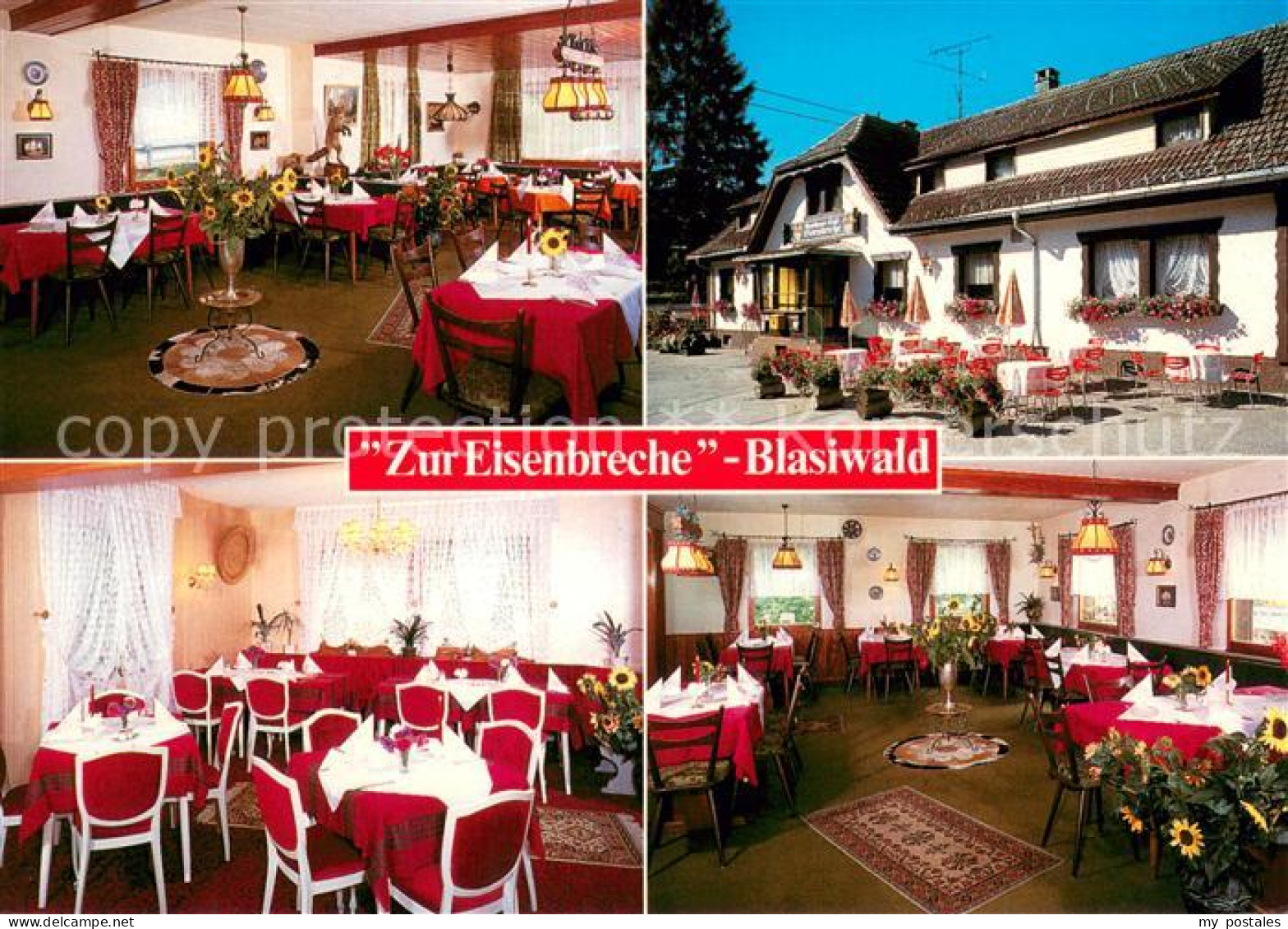 73642182 Blasiwald Gasthaus Restaurant Zur Eisenbreche Gastraeume Blasiwald - Schluchsee