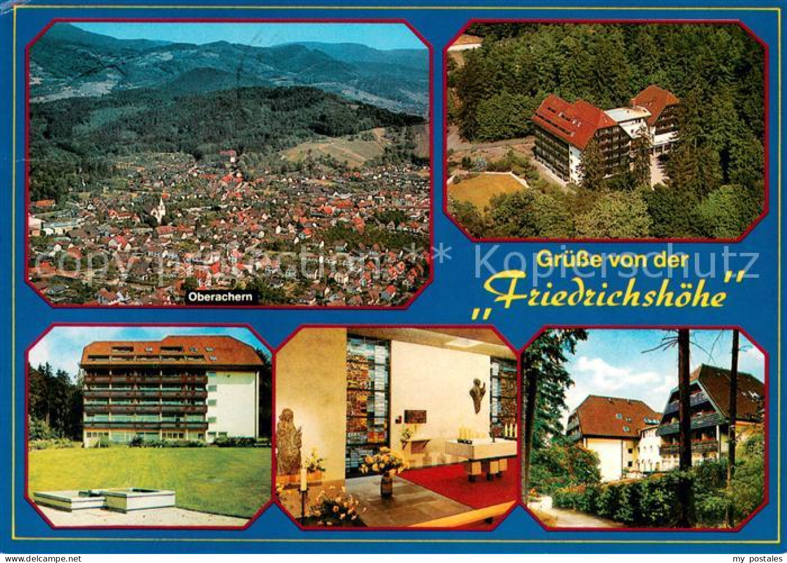 73642171 Oberachern Fliegeraufnahme Sanatorium Und Erholungsheim Friedrichshoehe - Achern