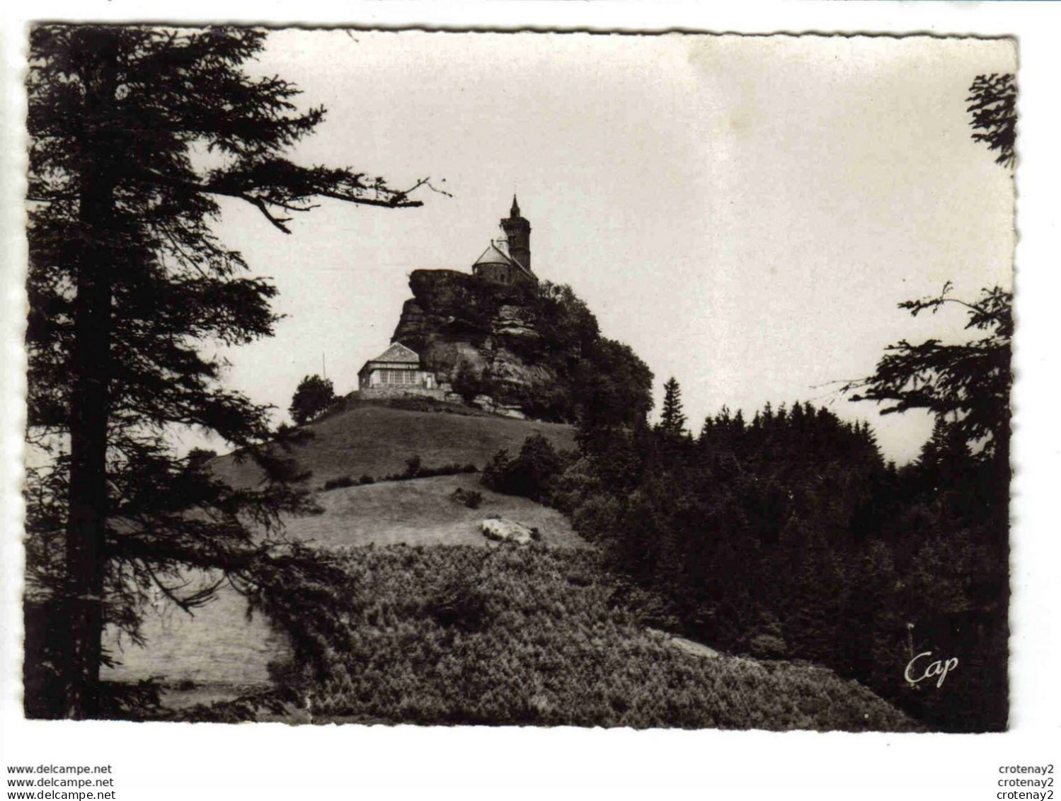 57 DABO N°44 Vue Du Château Et La Chapelle St Léon Hôtel - Dabo