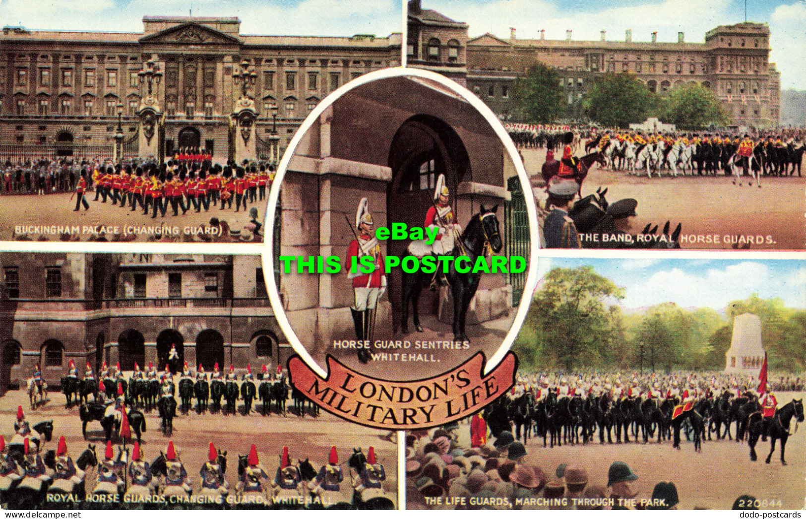 R580779 London Military Life. Buckingham Palace. Changing Guard. Whitehall. Hors - Autres & Non Classés