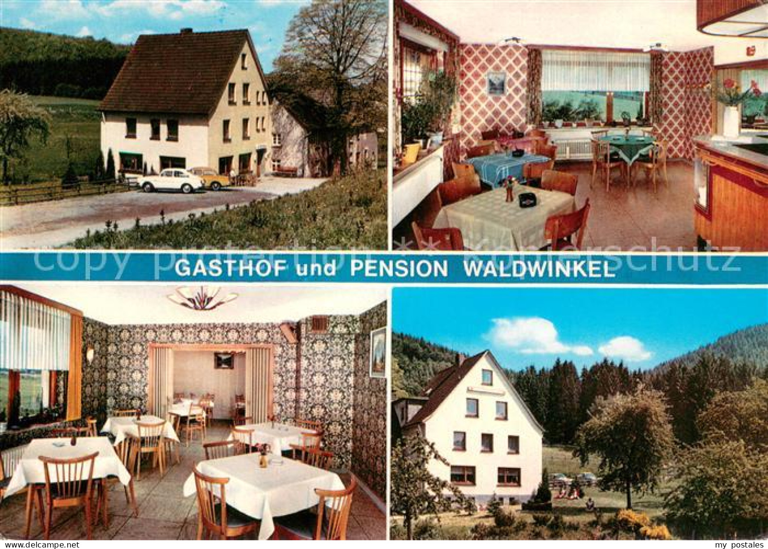 73642048 Boenkhausen Gasthof Pension Waldwinkel Gastraeume Panorama Boenkhausen - Sundern