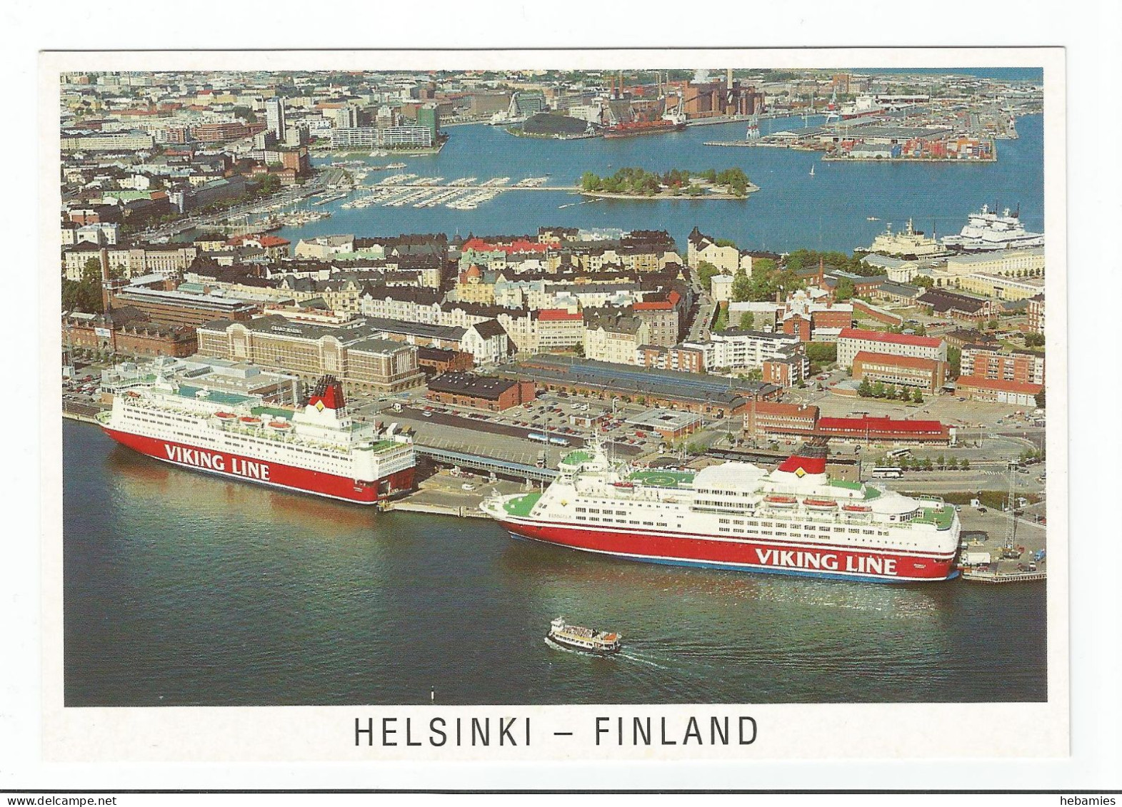 Cruise Liners M/S MARIELLA And M/S ISABELLA In The Port Of Helsinki - VIKING LINE Shipping Company - - Ferries
