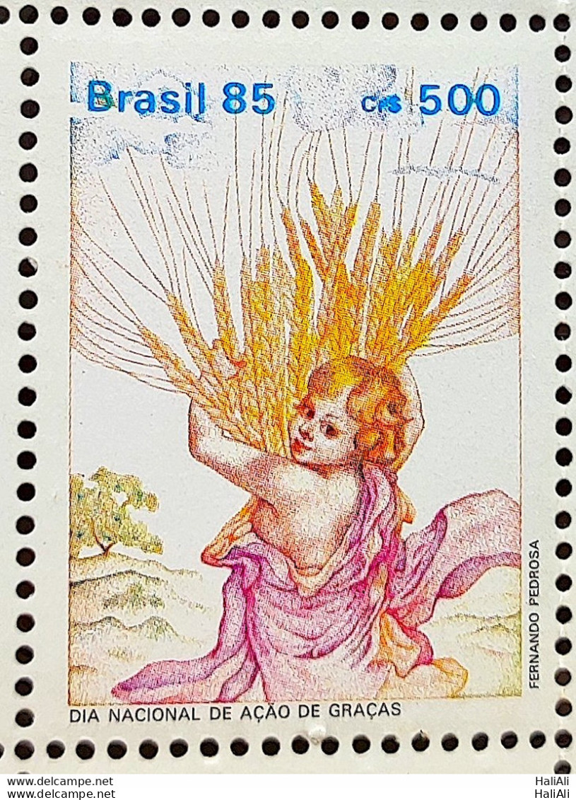 C 1502 Brazil Stamp Thanksgiving Day Religion 1985 - Neufs