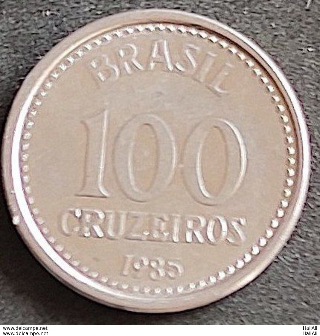 Coin Brazil Moeda Brasil 1985 100 Cruzeiros 3 - Brazilië