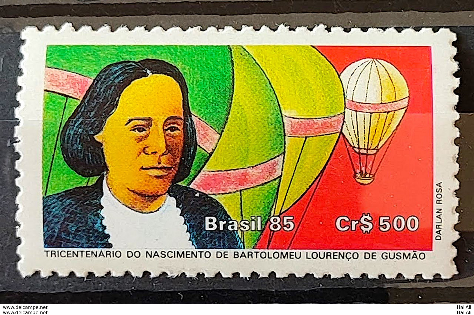 C 1504 Brazil Stamp 300 Years Bartolomeu Of Gusmao Balao Avacao 1985 - Unused Stamps