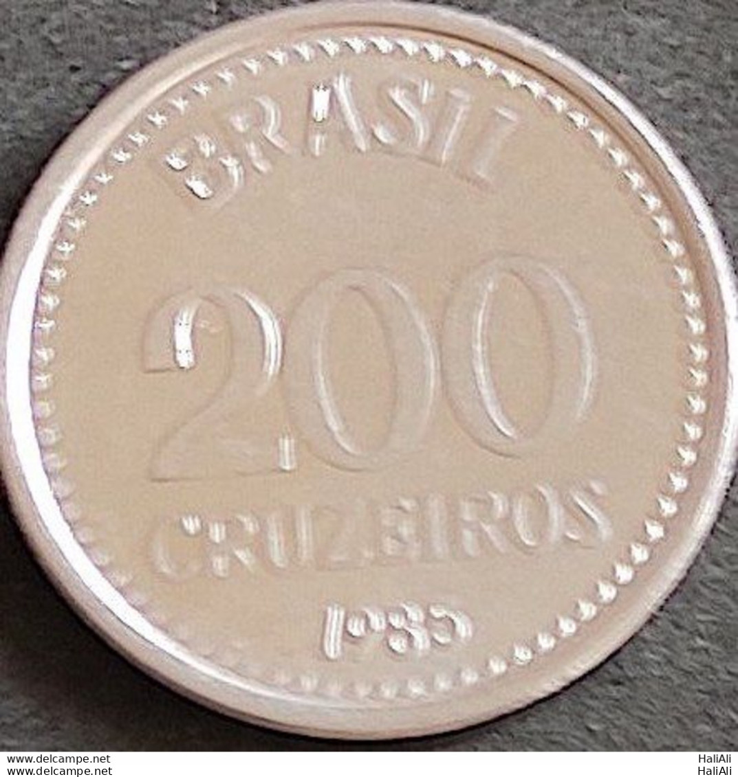 Coin Brazil Moeda Brasil 1985 200 Cruzeiros 1 - Brasil
