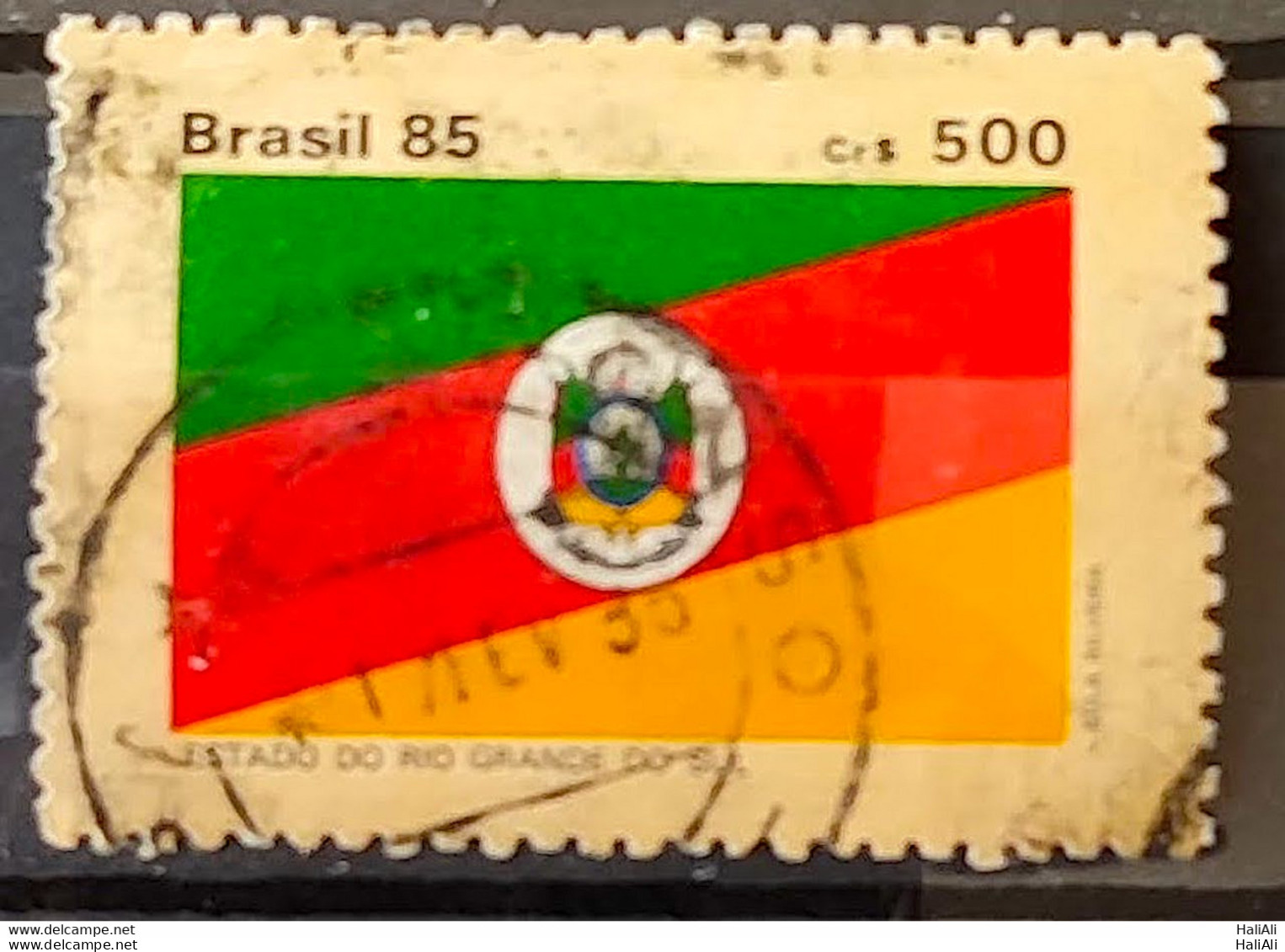 C 1498 Brazil Stamp Flag States Of Brazil Rio Grande Do Sul 1985 Circulated 1 - Used Stamps