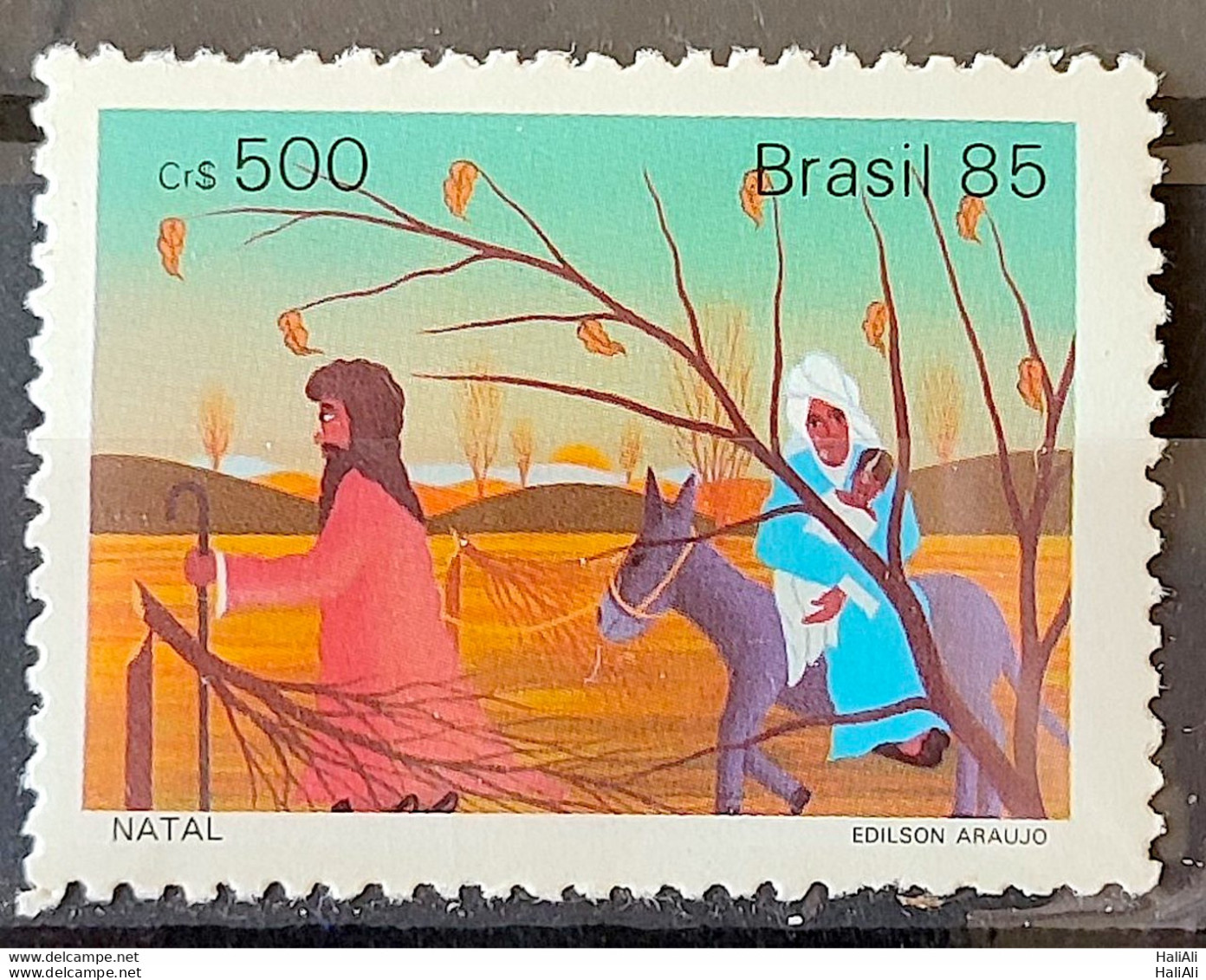 C 1495 Brazil Stamp Christmas Religion Art Painting Trail 1985 - Nuovi