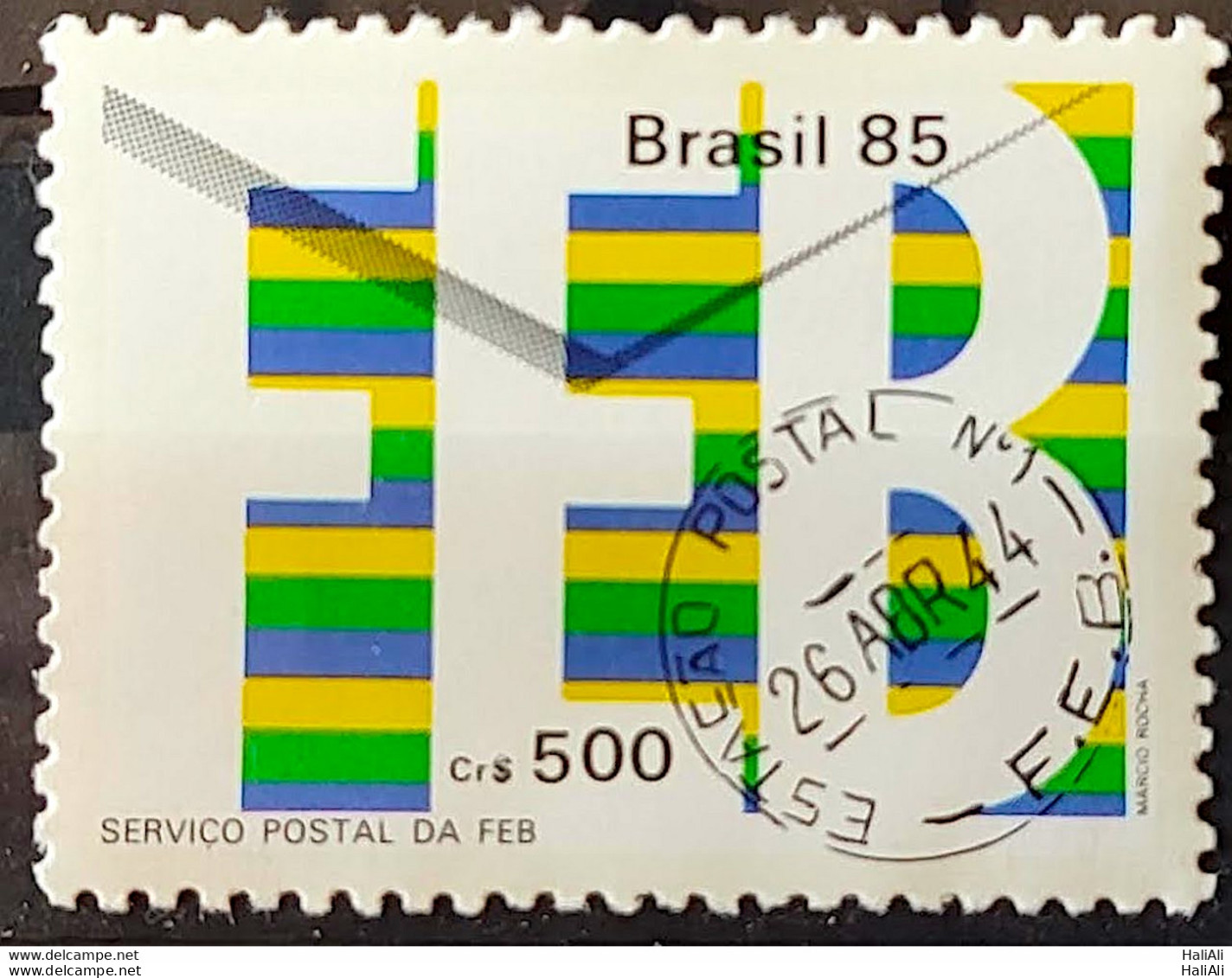 C 1486 Brazil Stamp Serve Postcard Forks Brazilian Expeditions 1985 - Ungebraucht