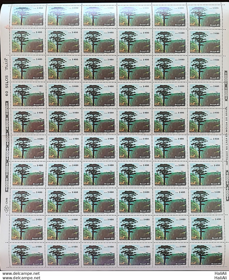 C 1484 Brazil Stamp Trimmings Of The Sierra Landscape Environment 1985 Sheet - Unused Stamps
