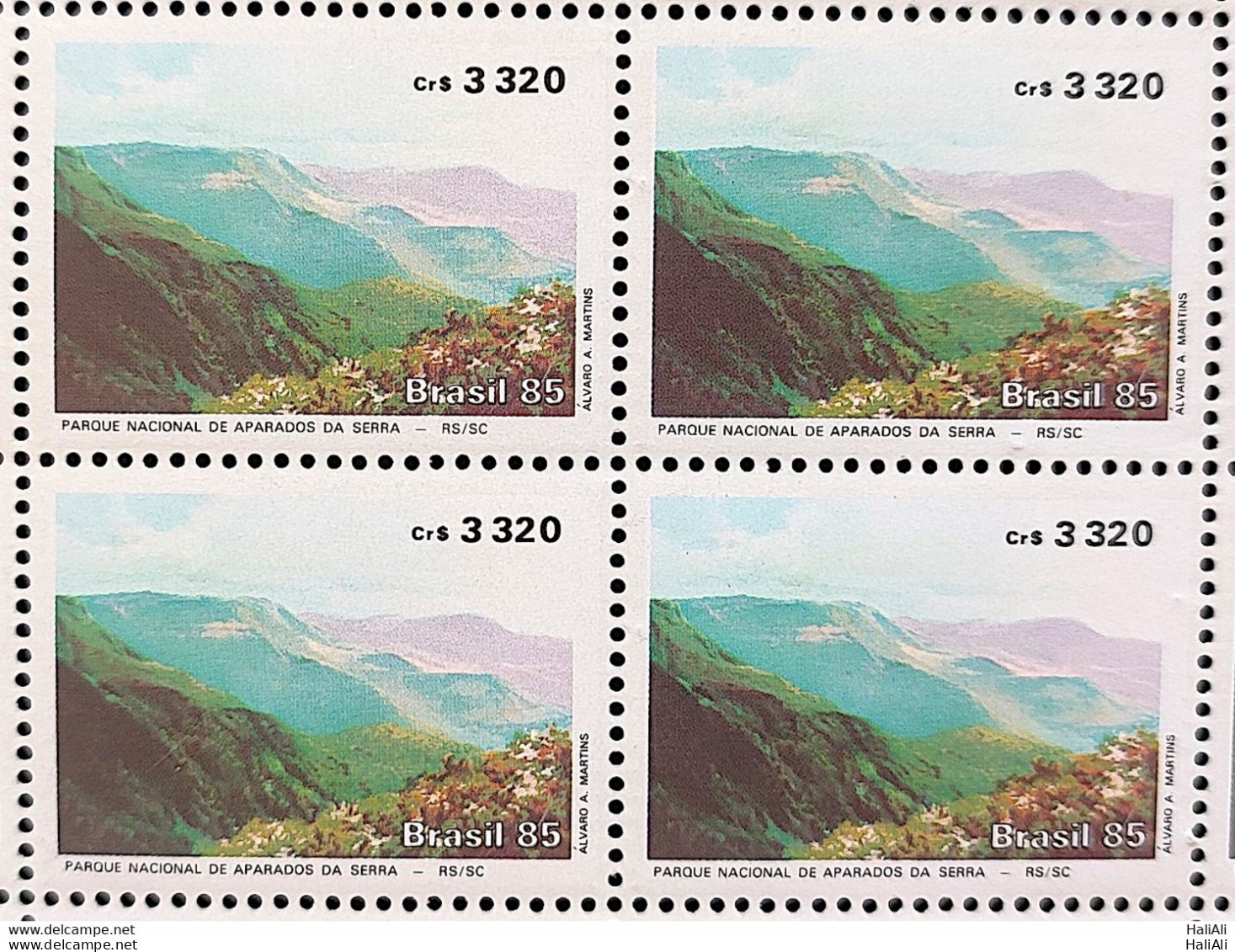 C 1483 Brazil Stamp Trimmings Of The Sierra Landscape Environment 1985 Block Of 4 - Ongebruikt