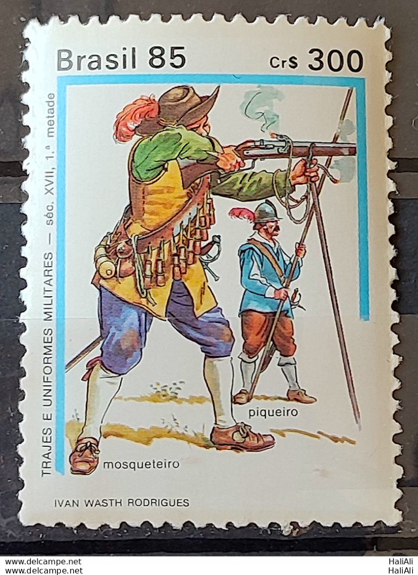 C 1478 Brazil Stamp Costumes And Uniforms Of Military History 1985 - Unused Stamps