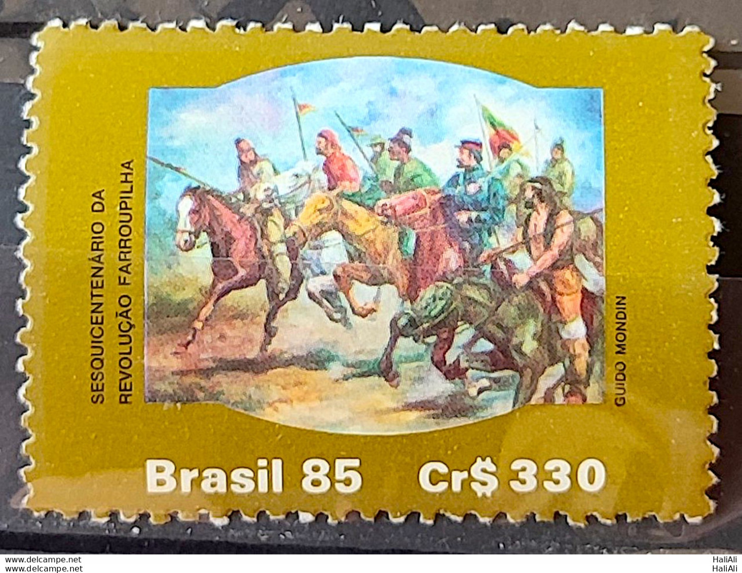 C 1481 Brazil Stamp 150 Years Revolution Military Farroupilha 1985 - Nuevos