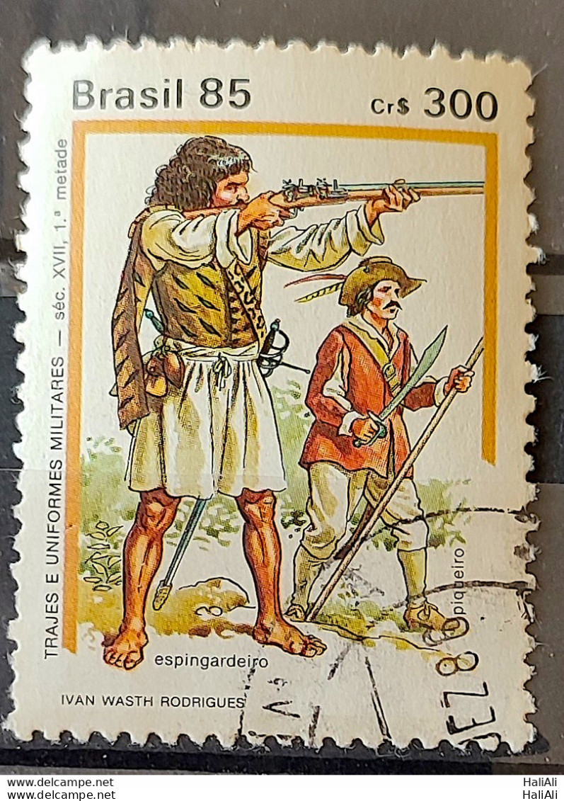 C 1477 Brazil Stamp Costumes And Uniforms Of Military History 1985 Circulated 3 - Oblitérés