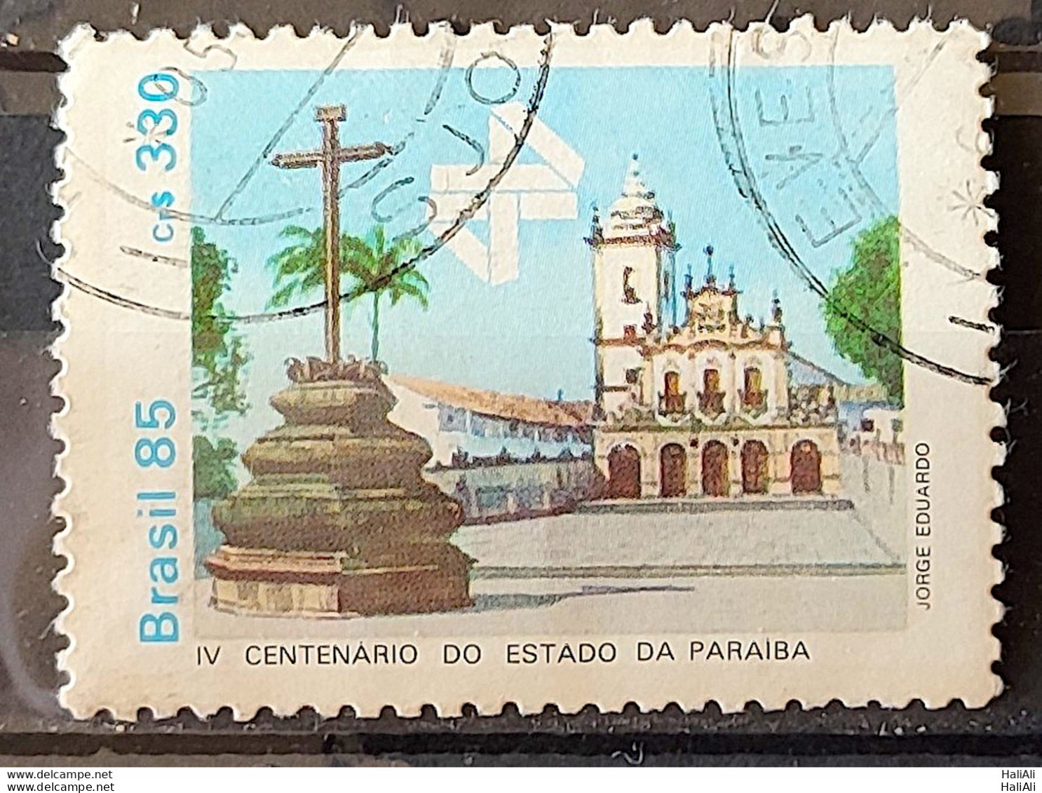 C 1472 Brazil Stamp 400 Years Of Paraiba Church Religion 1985 Circulated 9 - Usati