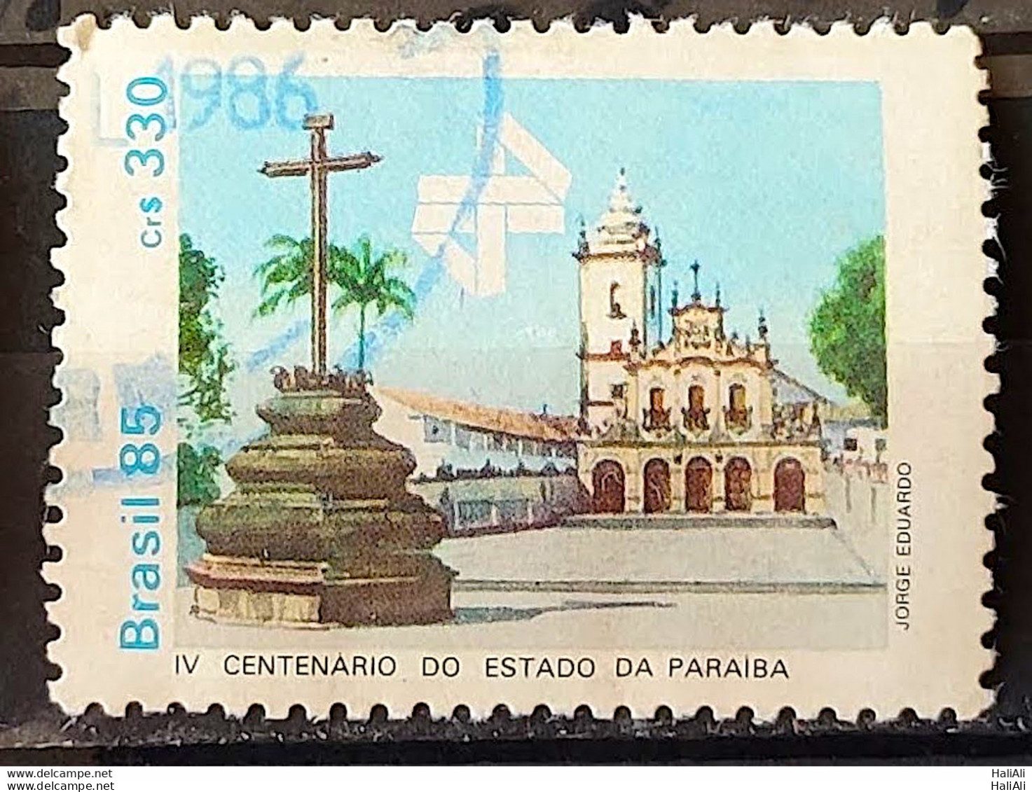 C 1472 Brazil Stamp 400 Years Of Paraiba Church Religion 1985 Circulated 3 - Usati