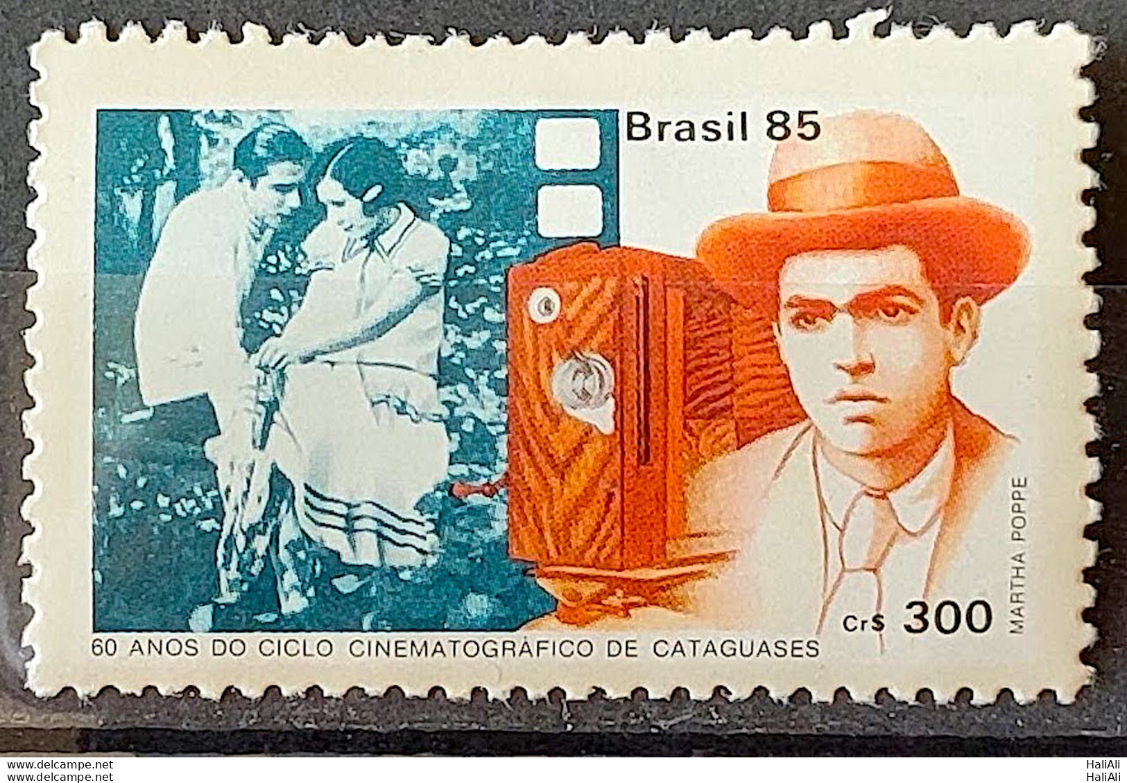 C 1471 Brazil Stamp 60 Years Cinema From Cataguases Movie 1985 Circulated 2 - Oblitérés