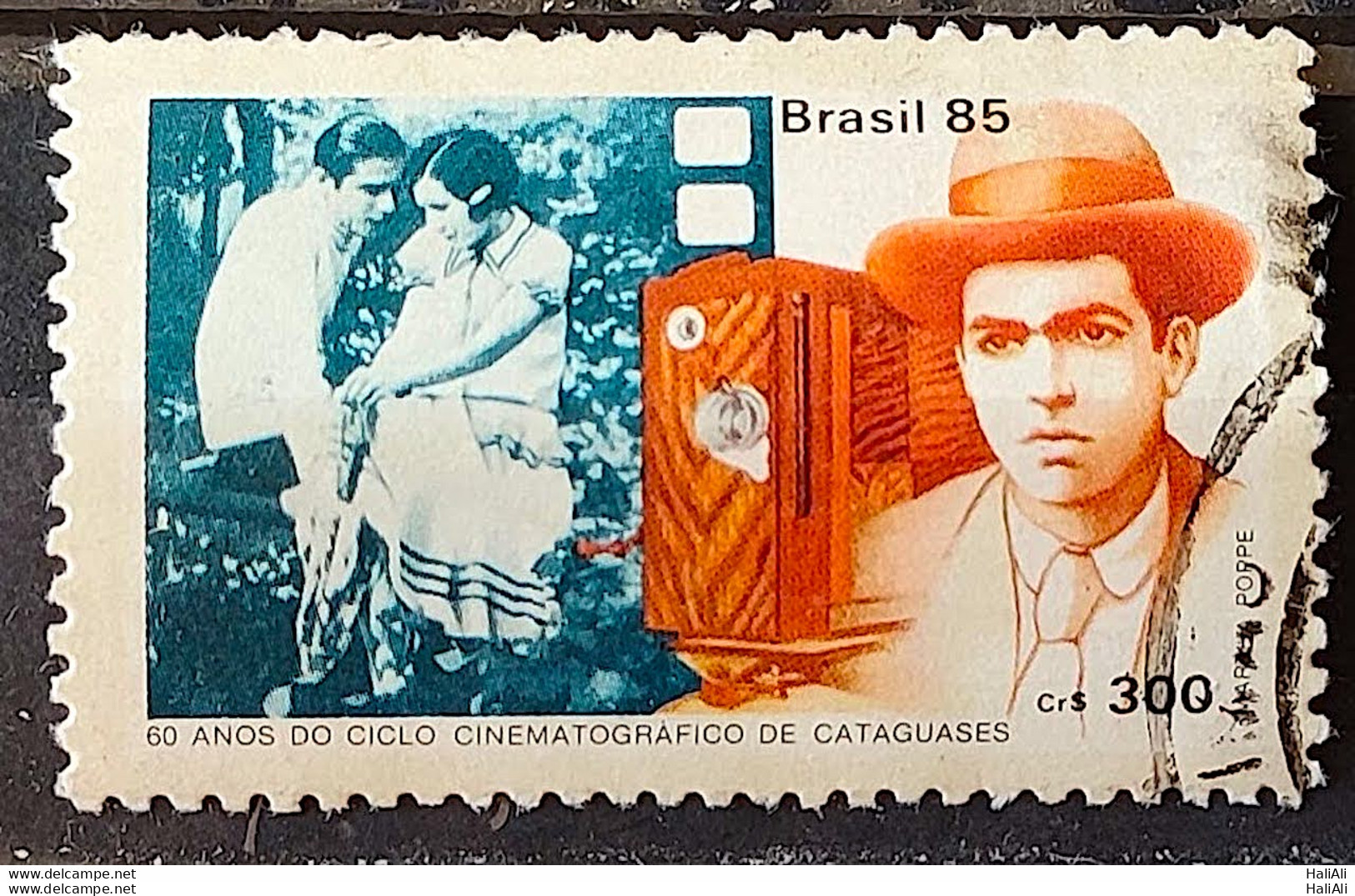 C 1471 Brazil Stamp 60 Years Cinema From Cataguases Movie 1985 Circulated 1 - Usados