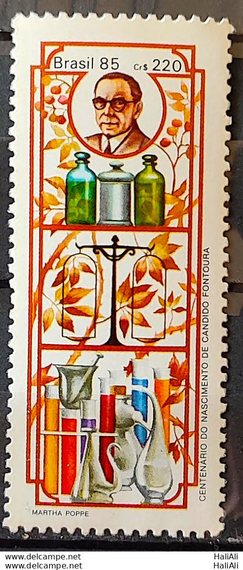 C 1454 Brazil Stamp Centenary Fontoura Pharmacy Health 1985 - Ungebraucht