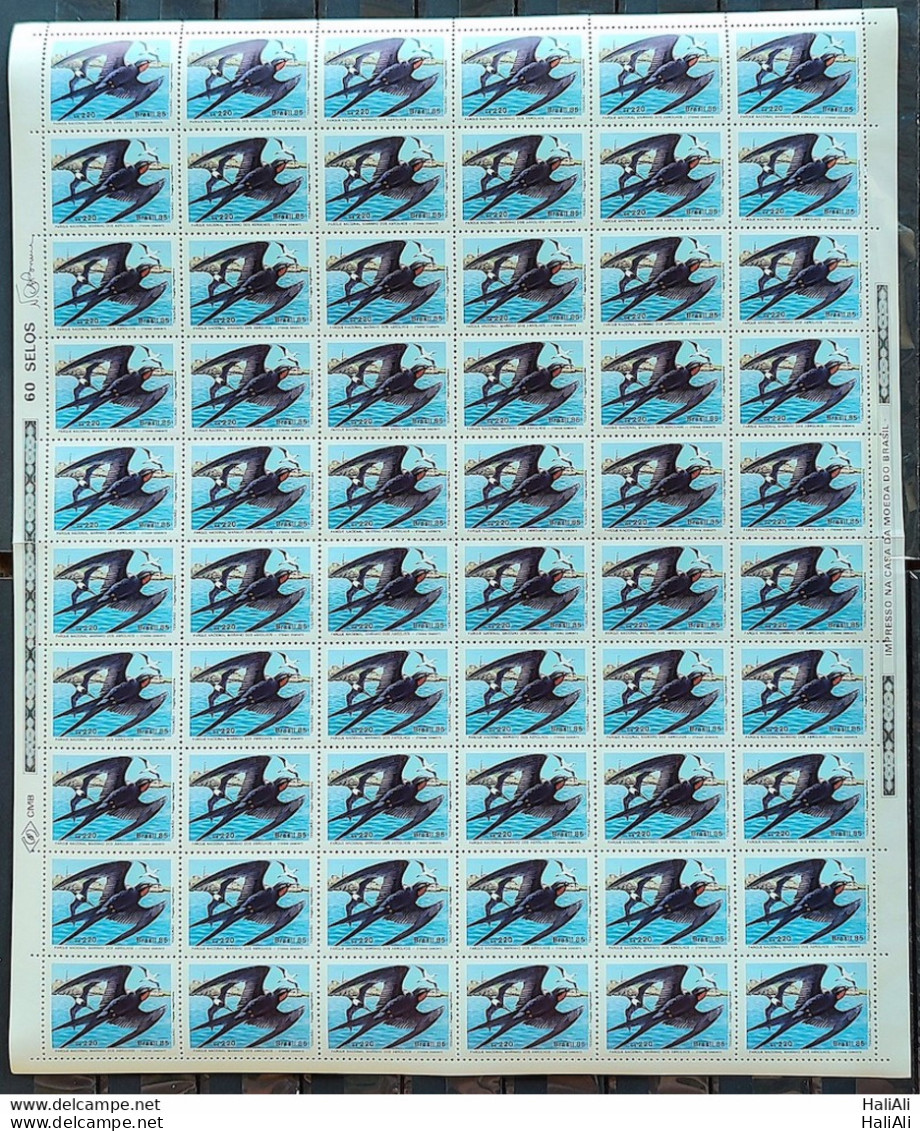 C 1461 Brazil Stamp Fauna Abrolhos Ave Bird 1985 Sheet - Ungebraucht