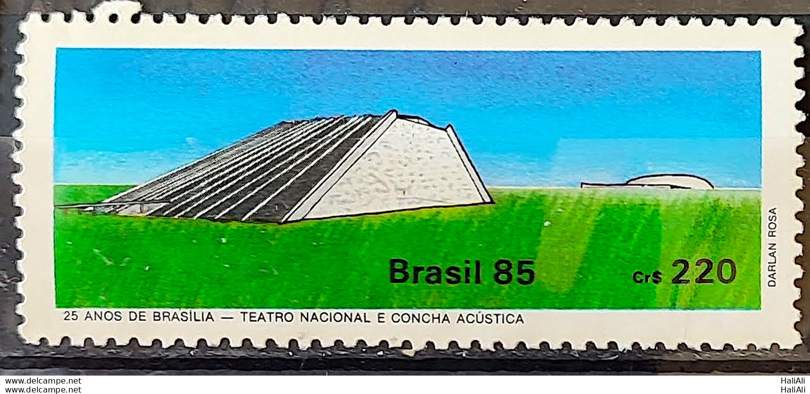 C 1452 Brazil Stamp 25 Years Of Brasilia National Theater 1985 - Ungebraucht