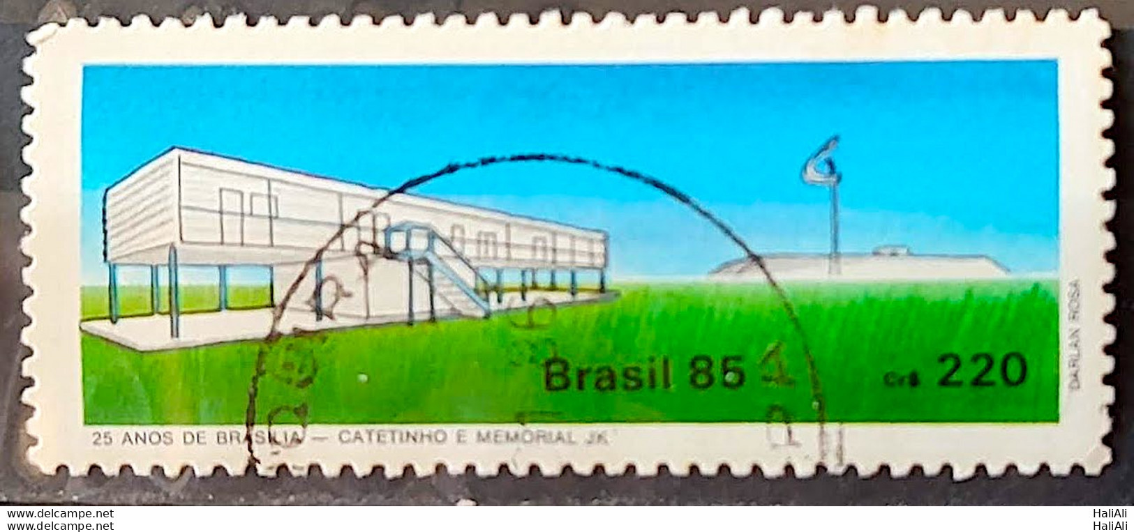 C 1451 Brazil Stamp 25 Years Of Brasilia Cateteinho 1985 Circulated 2 - Usati