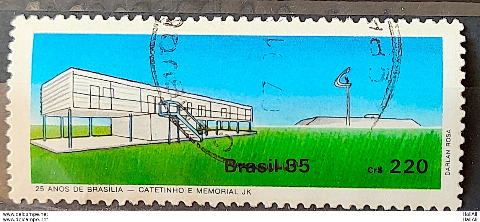 C 1451 Brazil Stamp 25 Years Of Brasilia Cateteinho 1985 Circulated 1 - Usati