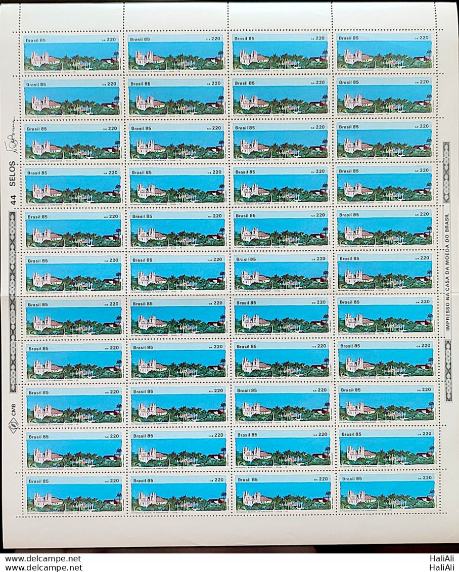 C 1449 Brazil Stamp World Heritage Of Humanity Olinda 1985 Sheet - Unused Stamps