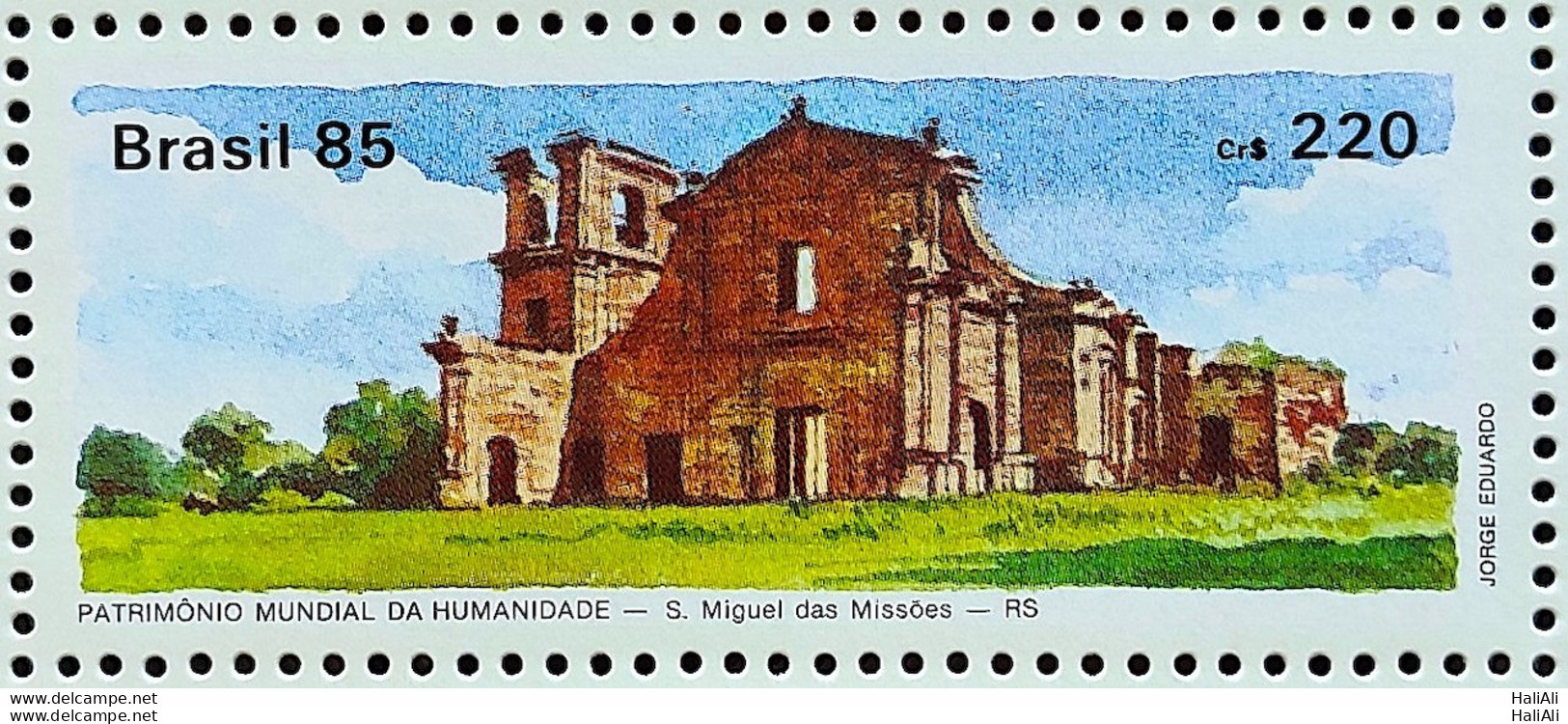 C 1448 Brazil Stamp World Heritage Site Sao Miguel Das Missões 1985 - Ongebruikt