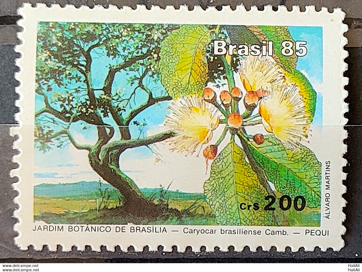 C 1441 Brazil Stamp Botanico Garden Brasilia Flora 1985 - Unused Stamps