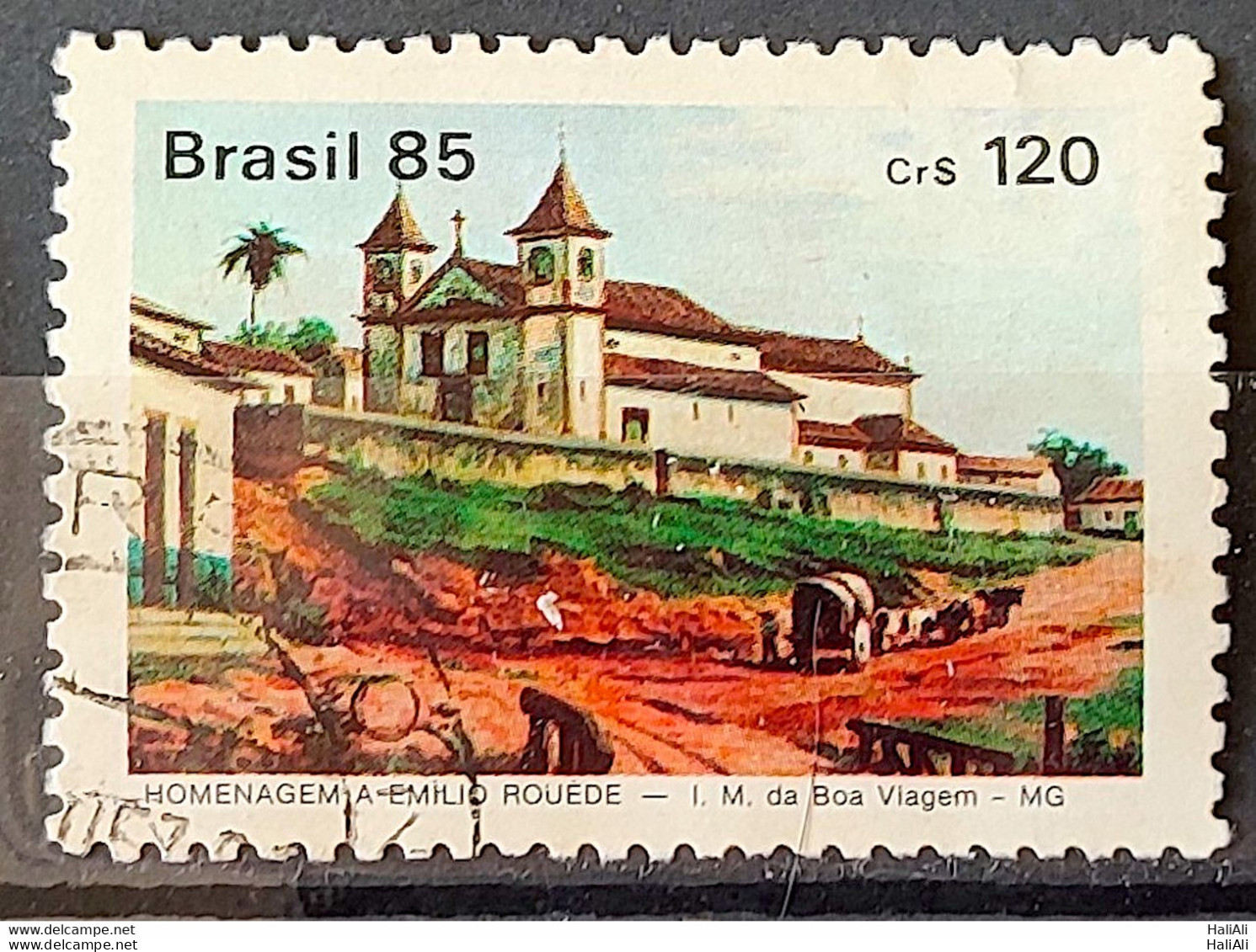 C 1438 Brazil Stamp Emilio ROUCE Painter Art 1985 Circulated 1 - Oblitérés