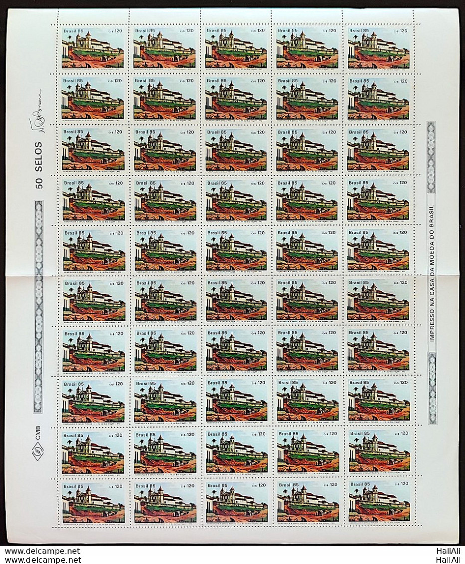 C 1438 Brazil Stamp Emilio ROUCE Painter Art 1985 Sheet - Ungebraucht