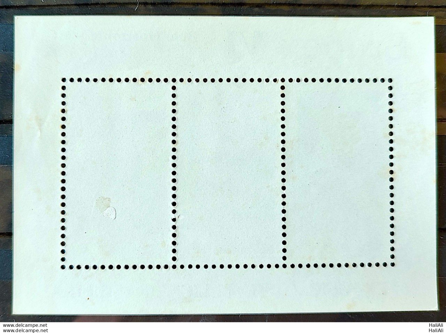 B 69 Brazil Stamp Brapex Vi Rock Paintings Cave 1985 Look Back Side - Ongebruikt