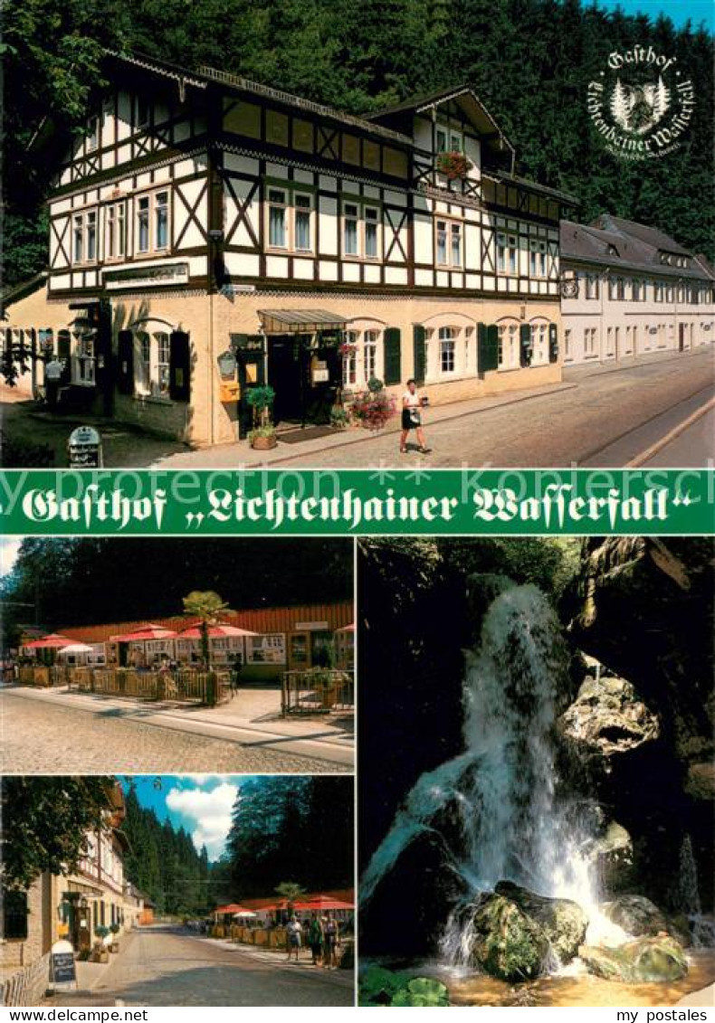 73641993 Altendorf Lichtenhain Gasthof Lichtenhainer Wasserfall Dorfstrasse Wass - Sebnitz