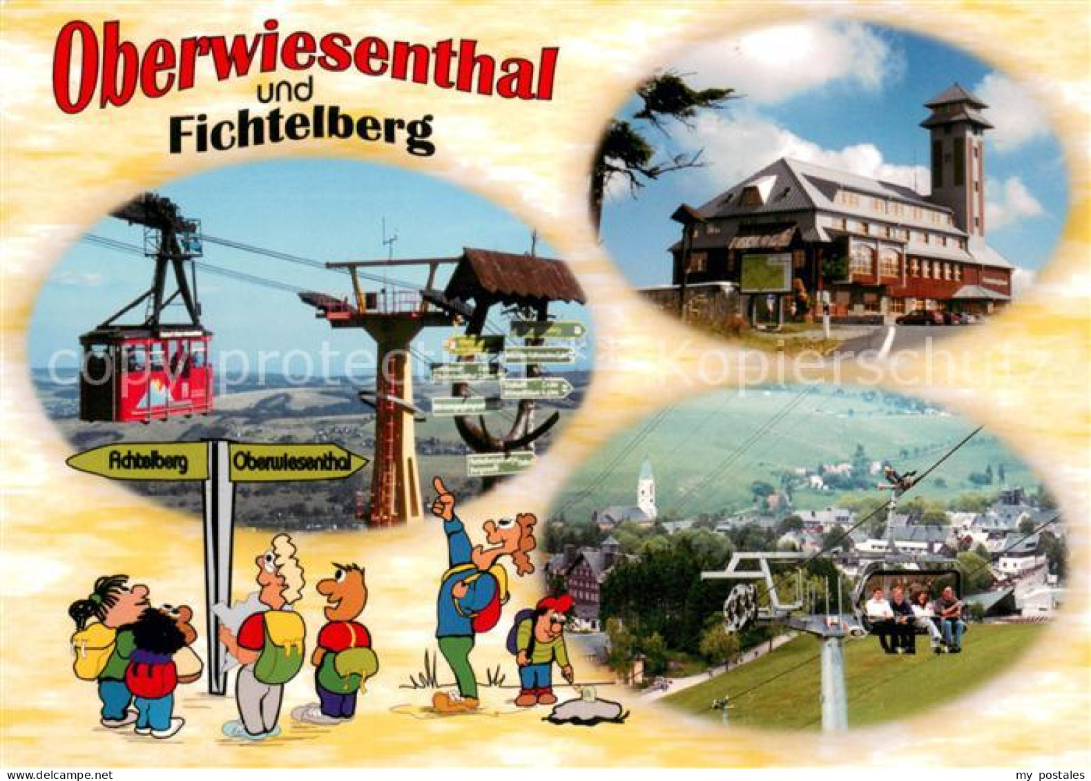 73641991 Oberwiesenthal Erzgebirge Mit Fichtelberg Bergrestaurant Himmelsleiter  - Oberwiesenthal