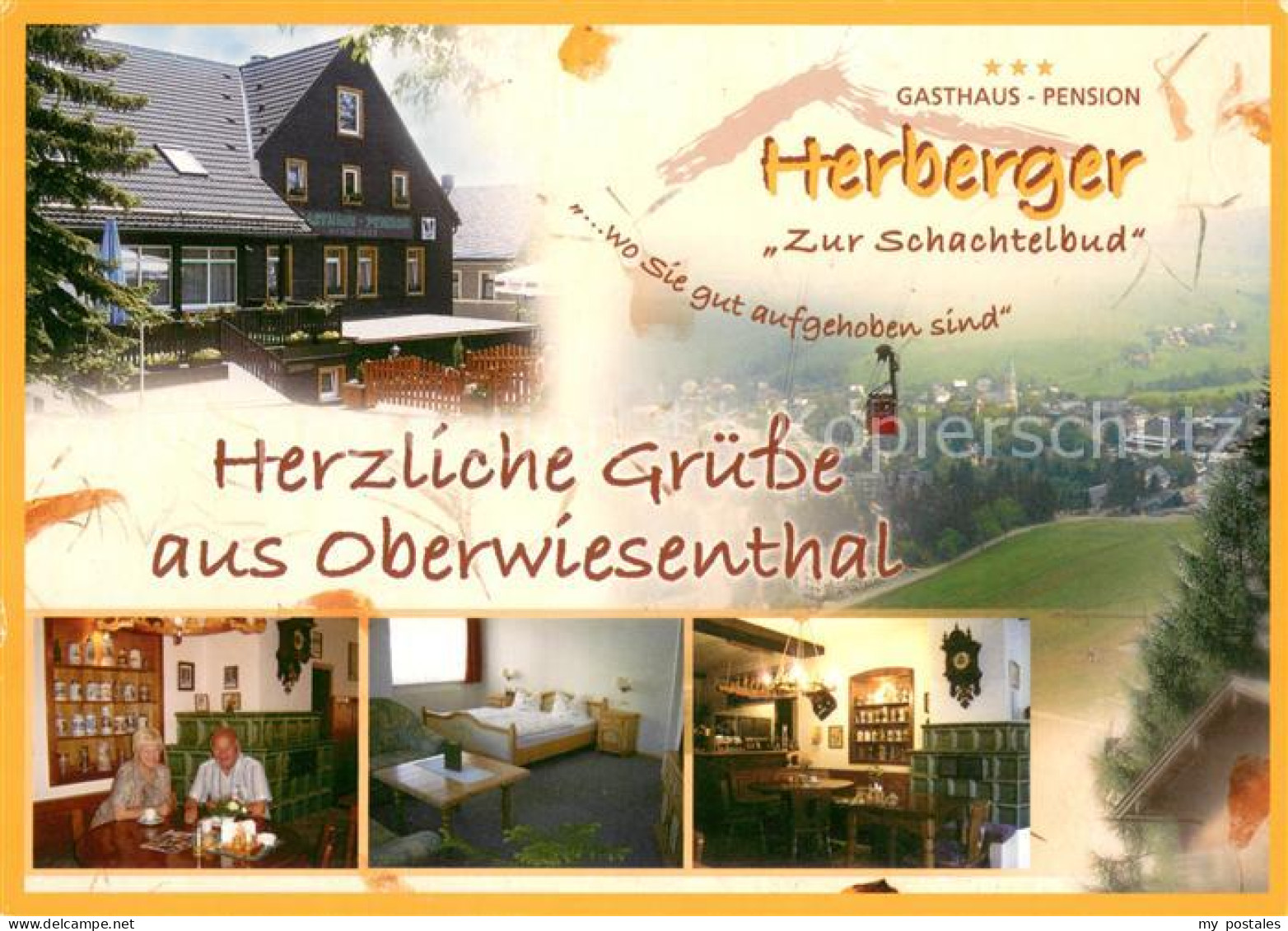 73641990 Oberwiesenthal Erzgebirge Gasthaus Pension Herberger Zur Schachtelbud O - Oberwiesenthal