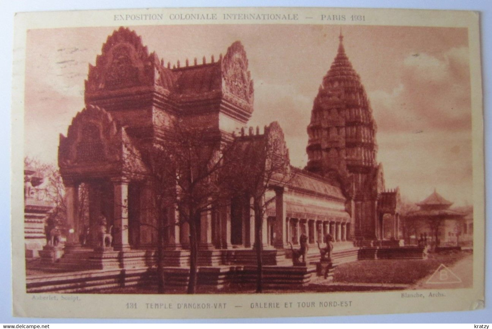 FRANCE - PARIS - Exposition Coloniale De 1931 - Temple D'Angkor-Vat - Ausstellungen