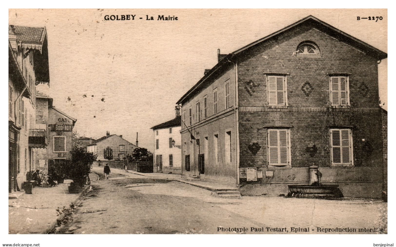 Golbey - La Mairie (éditeur Testart à Epinal) - Golbey