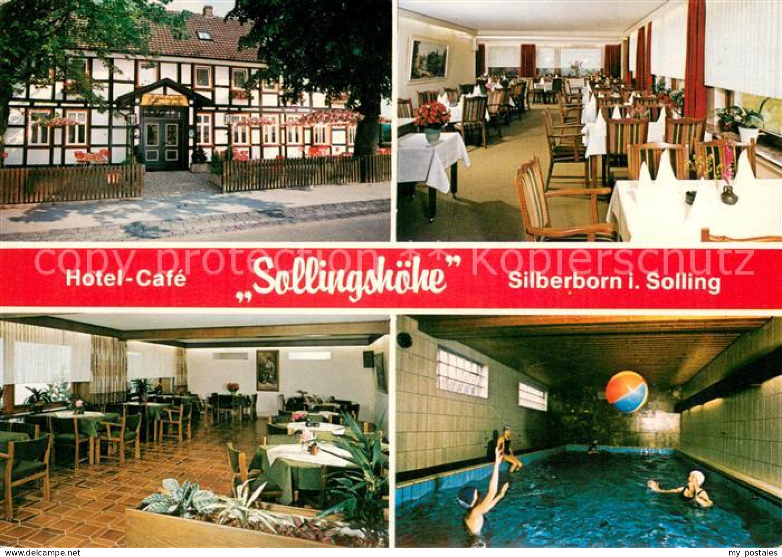 73641920 Silberborn Hotel Cafe Sollingshoehe Gastraeume Hallenbad Silberborn - Holzminden