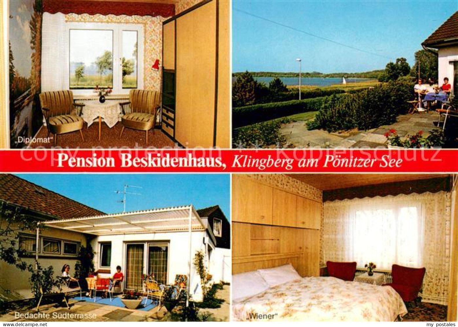 73641893 Klingberg Pension Beskidenhaus Am Poenitzer See Diplomat Suedterrasse W - Scharbeutz
