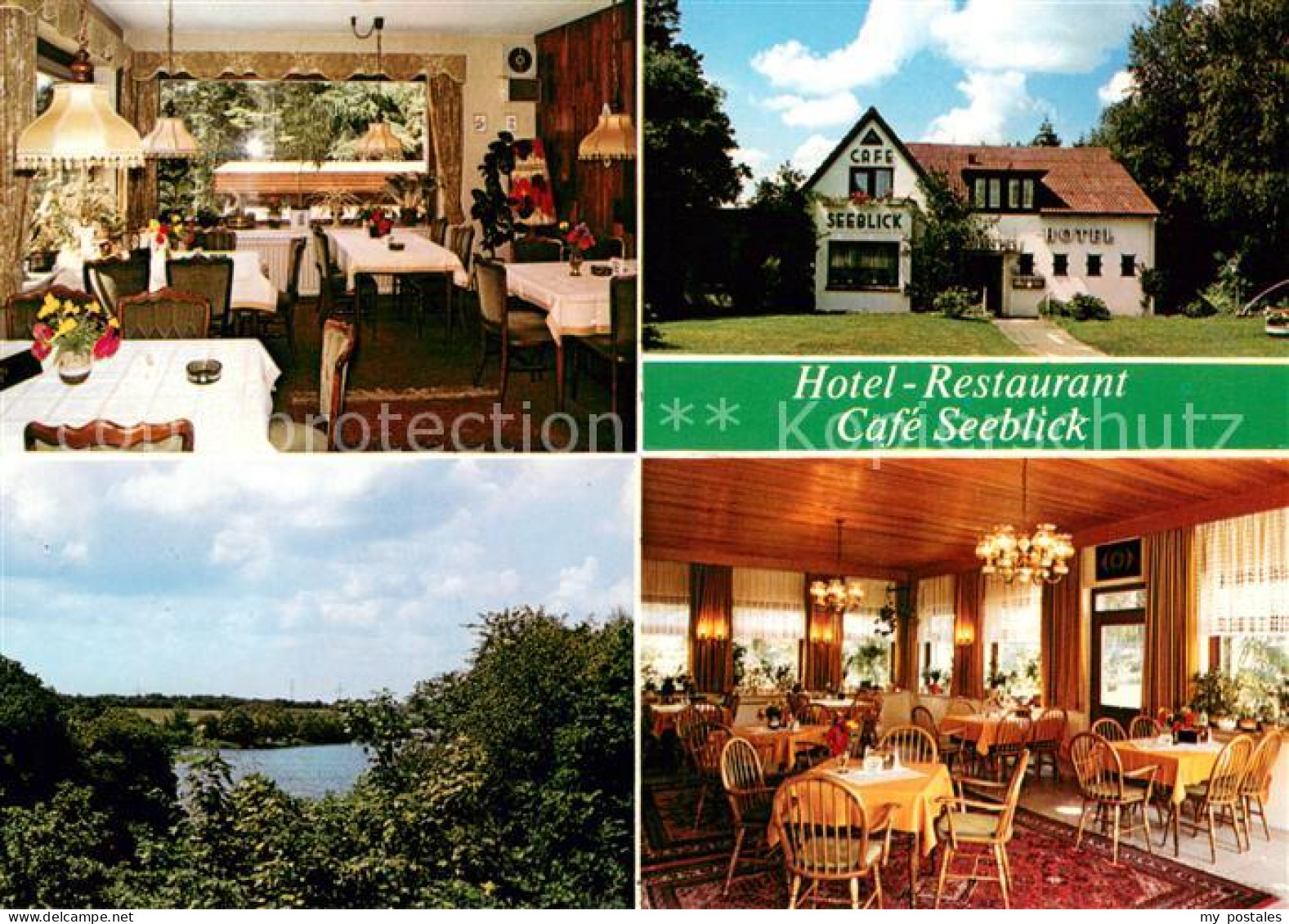 73641837 Bilschau Sankelmark Hotel Restaurant Cafe Seeblick Gastraeume Panorama  - Sonstige & Ohne Zuordnung