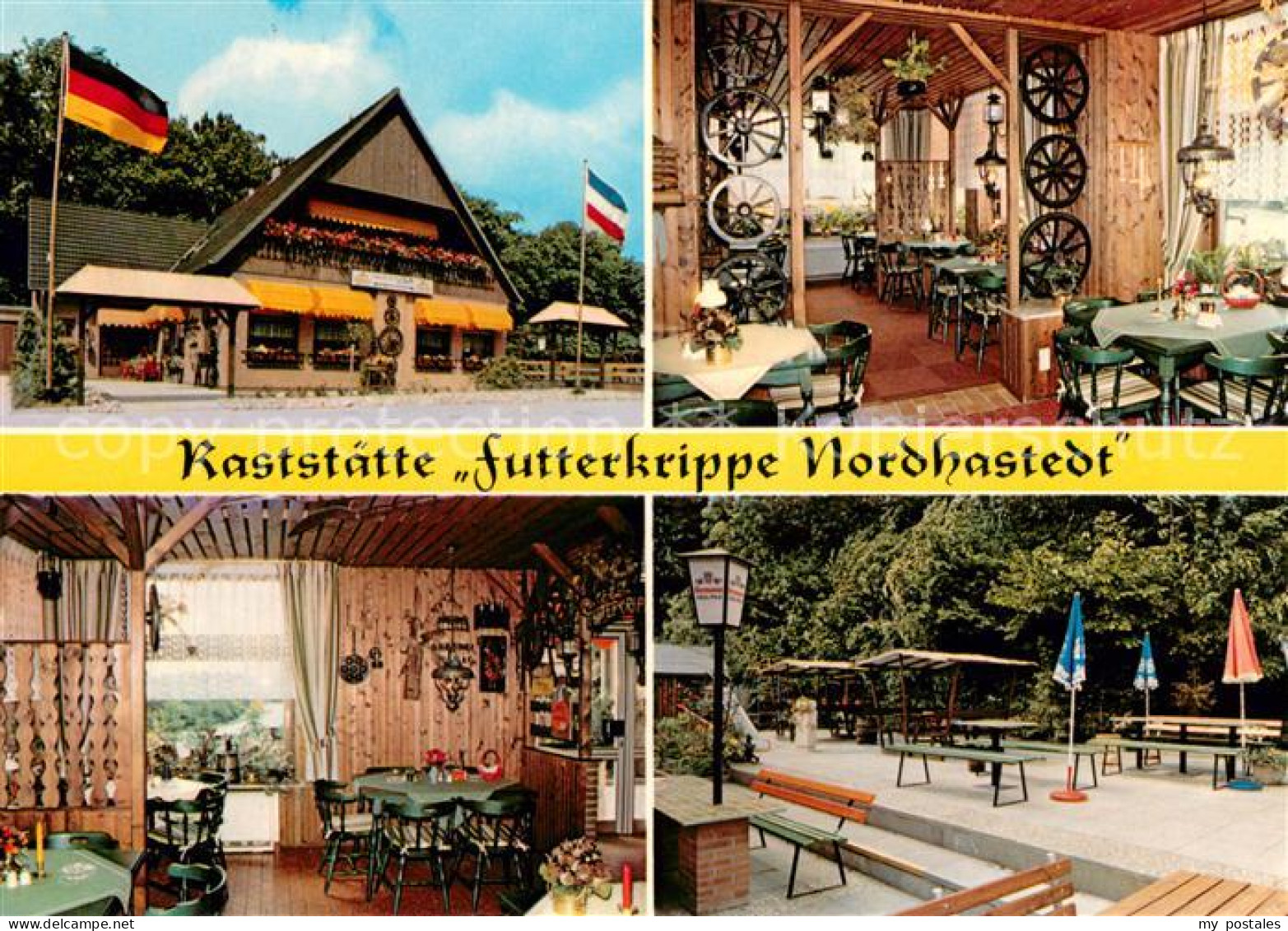 73641835 Nordhastedt Raststaette Futterkrippe  Gastraeume Freiterrasse Nordhaste - Sonstige & Ohne Zuordnung