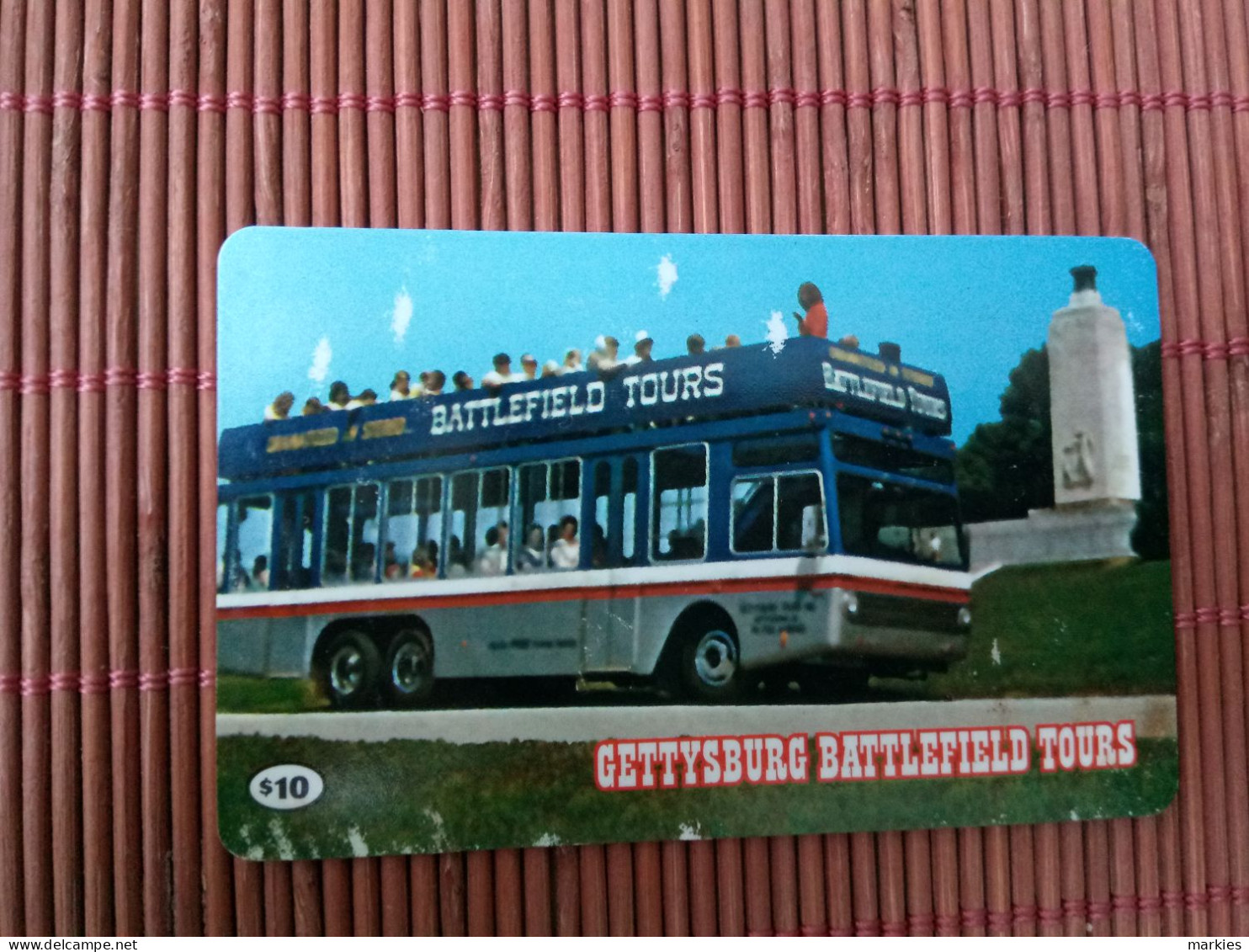 Prepaidcard Batllefield Tours Not Perfect SeePhotos Only 270 Ex Made  Rare - Sonstige & Ohne Zuordnung