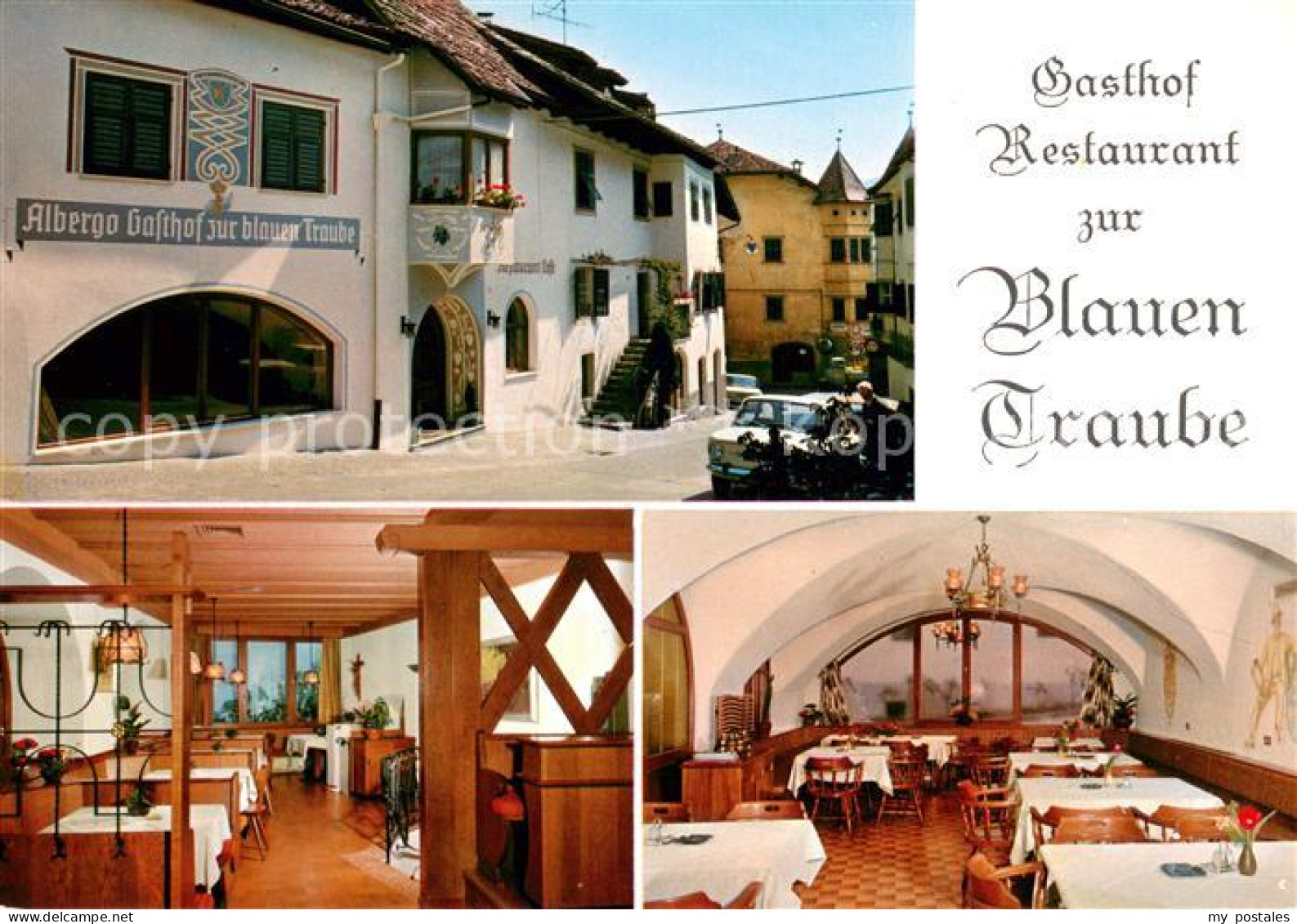 73641734 Eppan Suedtirol Gasthof Restaurant Zur Blauen Traube Eppan Suedtirol - Autres & Non Classés