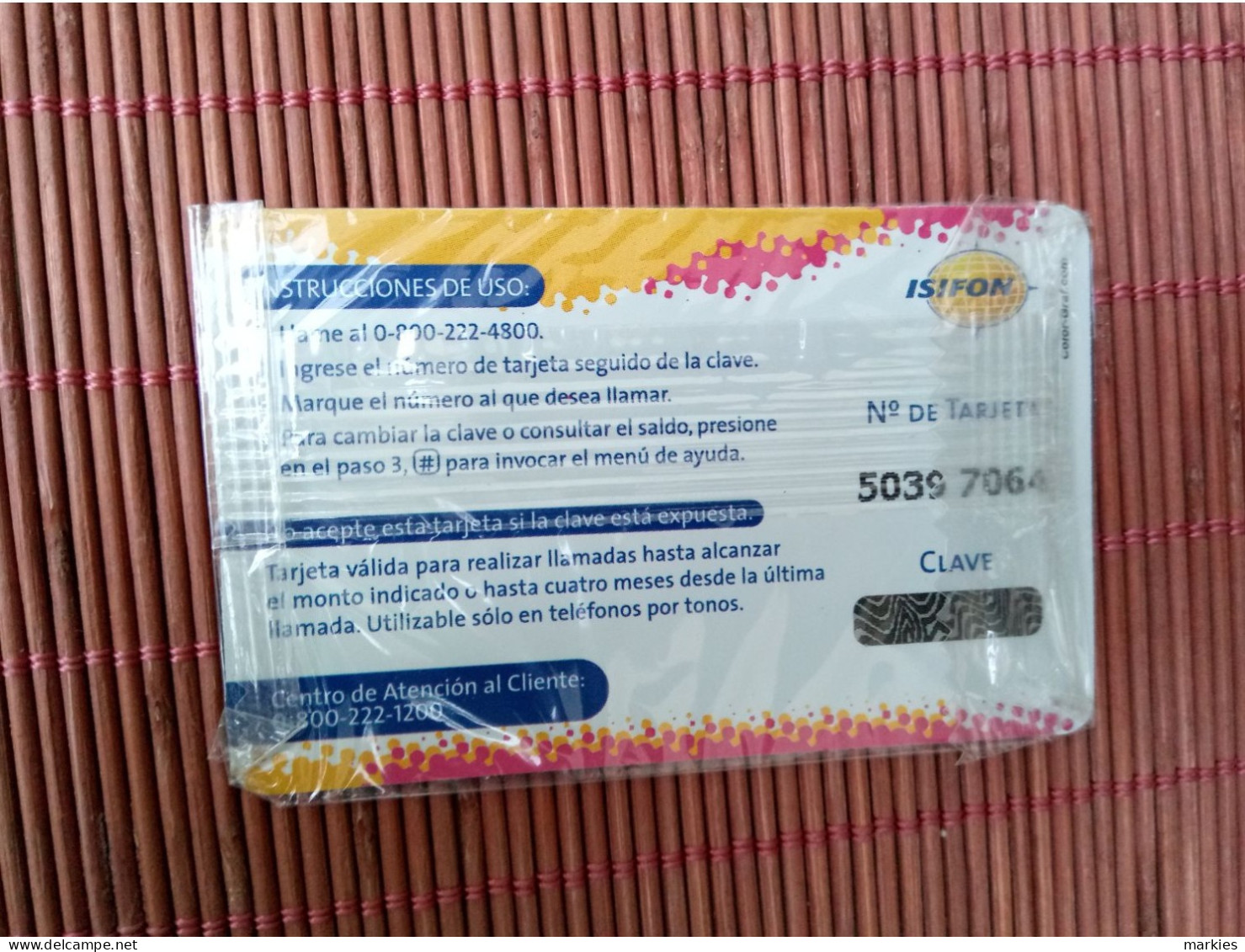 Prepaidcard Argentina $5 New  With Blister 2 Photos Rare - Argentinien