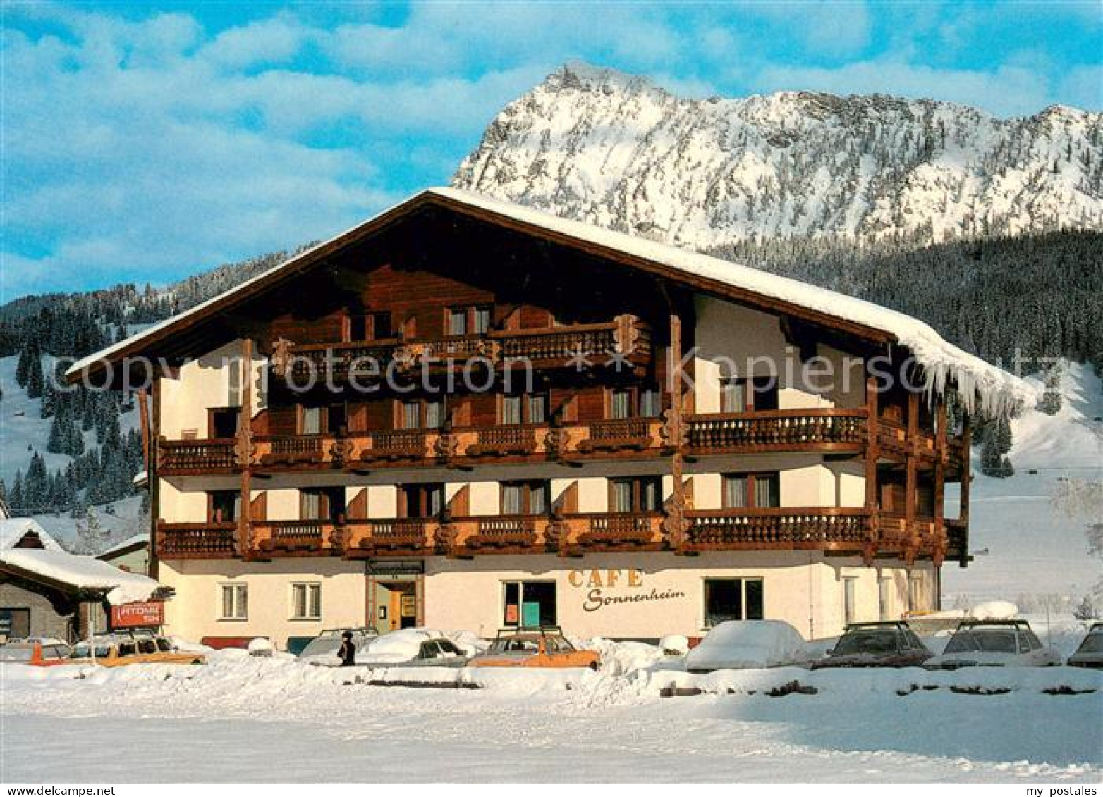73641624 Tannheim Tirol Dependance Cafe Sonnenheim Hotel Schwarzer Adler Im Wint - Sonstige & Ohne Zuordnung