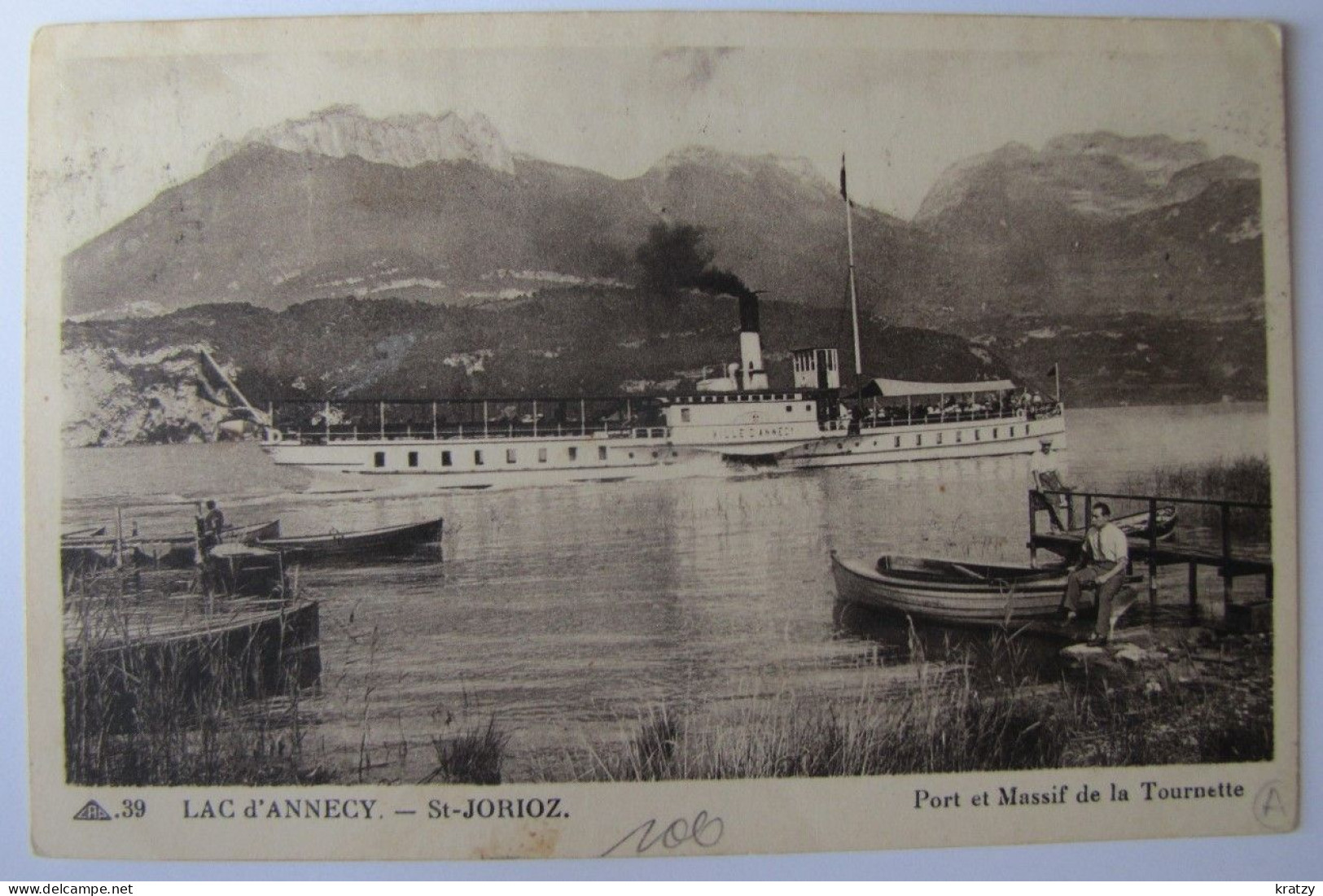 FRANCE - HAUTE SAVOIE - SAINT-JORIOZ - Le Port - 1938 - Annecy