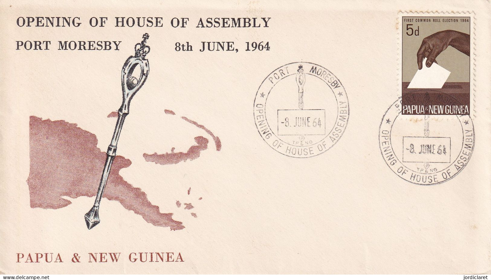 FDC  1964 - Papouasie-Nouvelle-Guinée